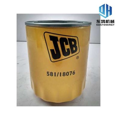 فیلتر روغن بیل مکانیکی Jcb زرد 581/18076 TS16949 تایید شده